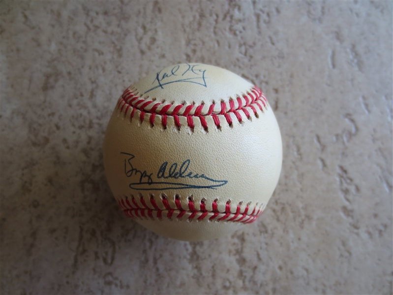 Autographed Buzz Aldrin Astronaut Official NL Baseball