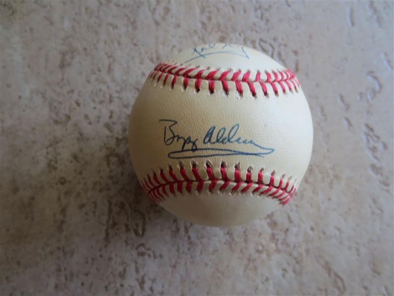 Autographed Buzz Aldrin Astronaut Official NL Baseball