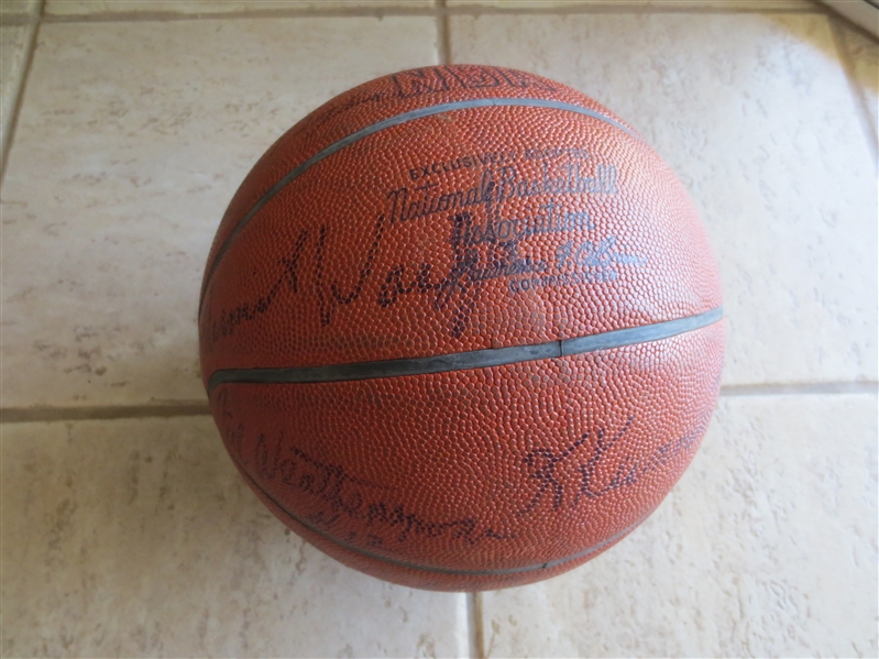 Autographed 1978-79 San Diego Clippers Basketball with 13 signatures
