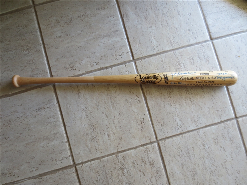 Autographed 1994 Hawaii National Signed Baseball Bat with 10 signatures of Sports Superstars
