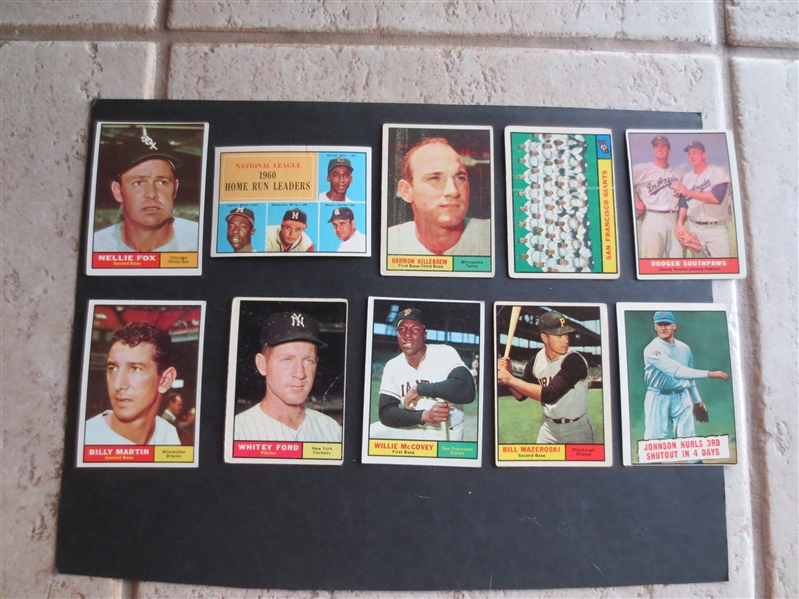 Approximately (660) 1957-69 Topps Baseball Cards with some Hall of Famers