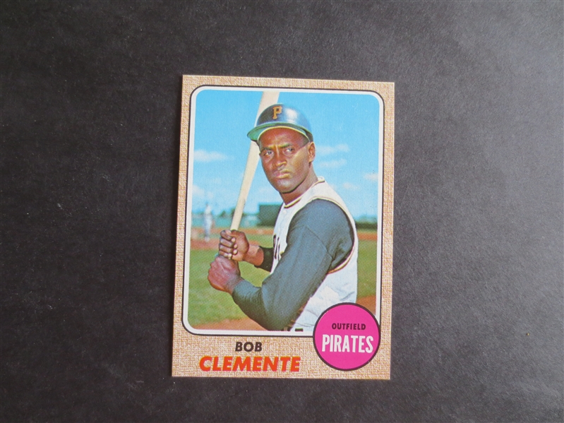 1968 Topps Bob Clemente baseball card in BEAUTIFUL condition #150