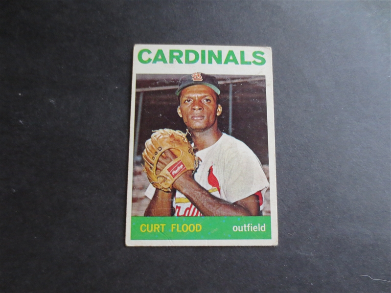 1964 Topps Curt Flood Baseball Card #103