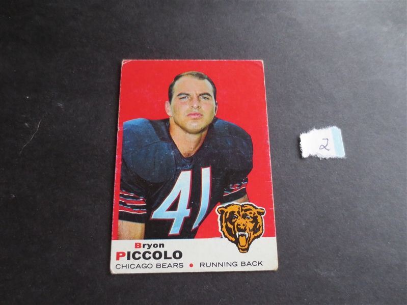 1969 Topps Brian Piccolo Rookie Football Card #26                   2