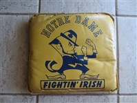 1960s Notre Dame Football Seat Cushion