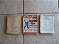 (3) different Spalding Basketball Guides from 1916-17, 21-22, and 22-23