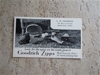 1920s Goodrich Zipps Sports Footwear Ink Blotter  NEAT!