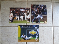 (4) different 2014 (?) World Series Color 8" x 10" Photos