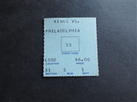 December 21, 1968 Philadelphia Flyers at Los Angeles Kings Hockey Ticket---2nd year in the NHL
