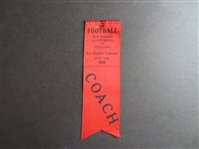 1928 University of Arizona at USC Football Ribbon Ticket