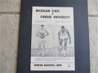 1958 Purdue University at Michigan State Basketball Program