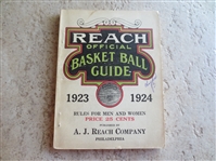 1923-24 Reach Official Basket Ball Guide in great shape!  RARE!