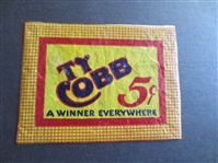 1920s-30s Ty Cobb Candy Wrapper 5c  Unusual!