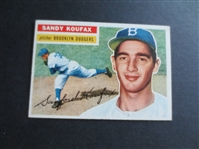 1956 Topps Sandy Koufax Baseball Card #79 in Beautiful Shape!