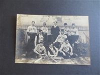1903-05 Stockton Millers California State League Baseball Photo with Players Identified including Oscar Stanage who played in the Major leagues 5" x 7"