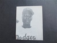 Autographed 1962 Omaha Dodgers Premium Baseball Photo of Curt Roberts RARE!