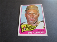 1965 Topps Bob Clemente Baseball Card in Beautiful Condition #160  WOW!