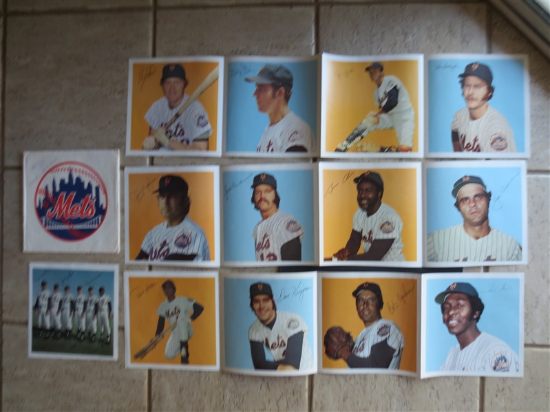 1975 Dairylea New York Mets Photo Giveaway---now graded by PSA---Willie Mays