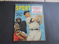 August 1960 Sport Magazine with Mickey Mantle on the cover in nice shape!      M22