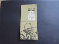 1960 15th Annual Jr. Rose Bowl Football Booklet