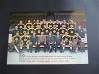 1966 Boston Bruins Stadium Issue Team Photo with Bobby Orr Rookie Year  7" x 10"