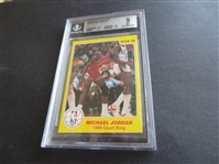 1986 Star Court Kings Michael Jordan Rookie Beckett MINT 9 Basketball Card  WOW!