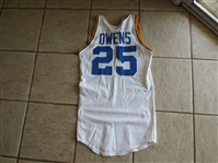 1987-91 UCLA Keith Owens Game Used Worn Basketball Jersey #25